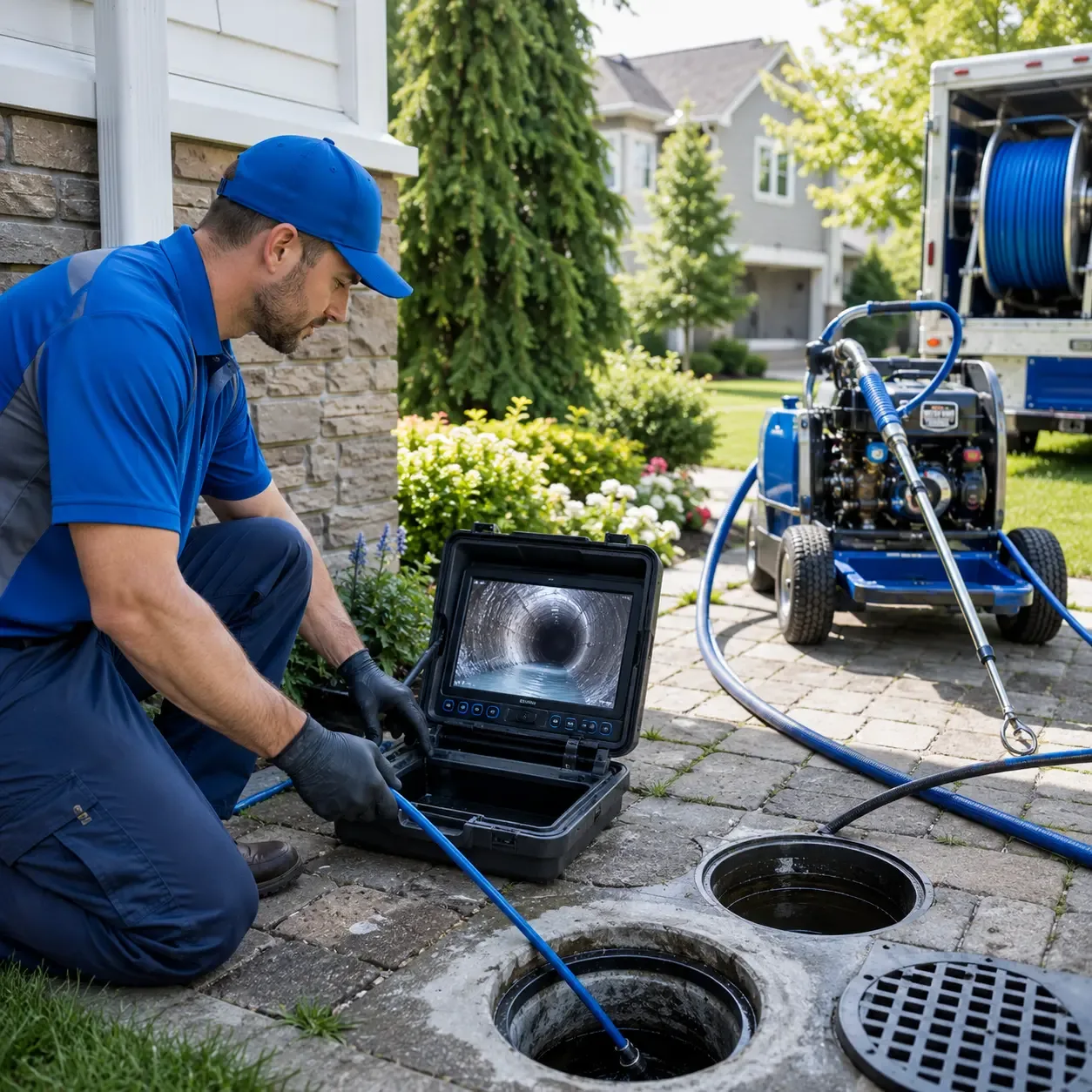 Outdoor drain cleaning professionals serving Commerce, OK